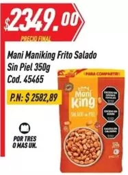 King - Mani Frito Salado