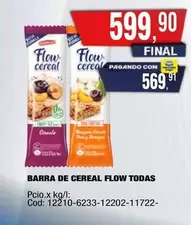 Flow - BARRA DE CEREAL FLOW TODAS