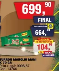Marolio - TURRON MAROLIO MANI