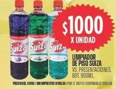 Suiza - LIMPIADOR DE PISO