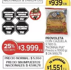 X$ - PROVOLETA CON CAZUELA