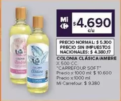 X$ - COLONIA CLÁSICA/AMBRE