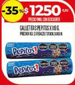 Pepitos - GALLETITAS PEPITOS
