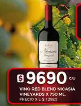 Nicasia - VINO RED BLEND NICASIA VINEYARDS X 750 ML