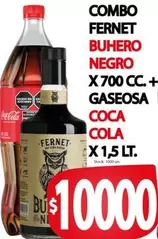 Coca cola - FERNET BUHERO NEGRO