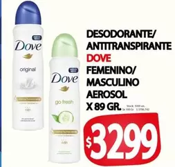 Dove - DESODORANTE/ANTITRANSPIRANTE