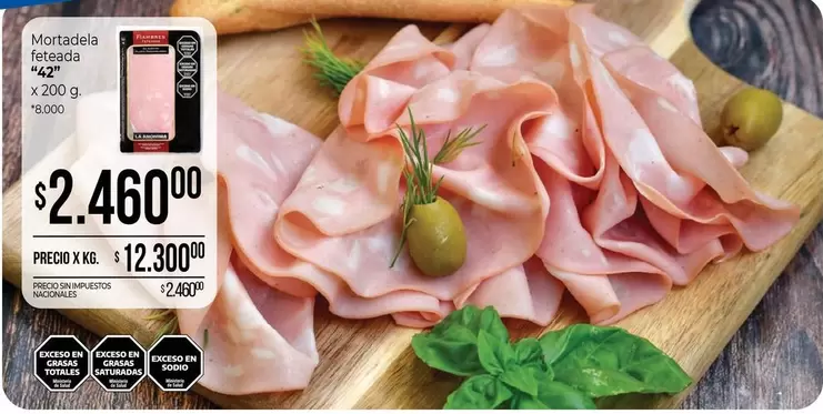 42 - Mortadela feteada