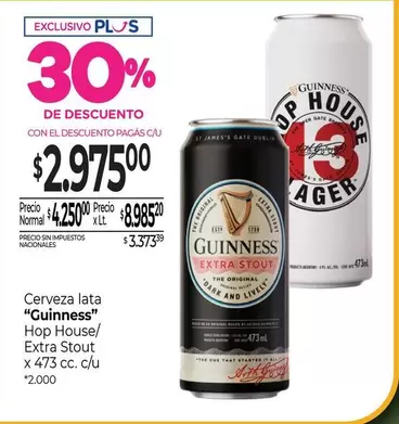 Guinness - Hop House/ Extra Stout