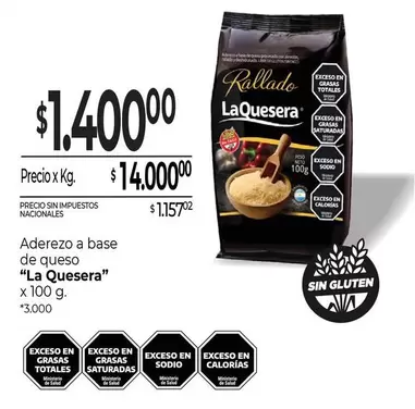 La Quesera - Aderezo a base de queso