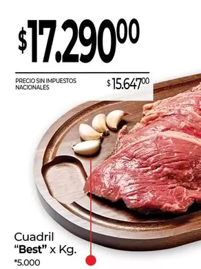 Best - Cuadril "" x Kg