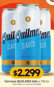 Quilmes - lata x 710 cc