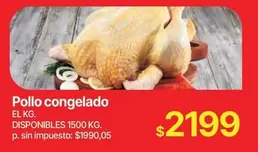 Pollo congelado