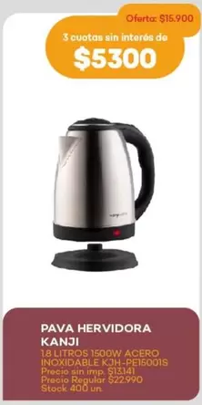 Kanji - PAVA HERVIDORA KANJI