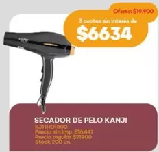 Kanji - SECADOR DE PELO KJHHD1800