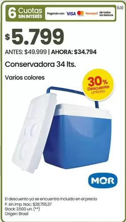 Mor - Conservadora 34 Its.