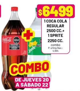 Coca cola - COCA COLA REGULAR + SPRITE