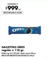 Oreo - GALLETITAS