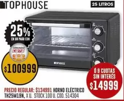 Coto - HORNO ELÉCTRICO TH25M19N