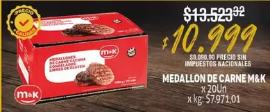 M&K - MEDALLON DE CARNE