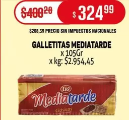 Lia - GALLETITAS MEDIATARDE