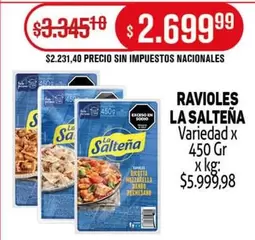 La Salteña - RAVIOLES