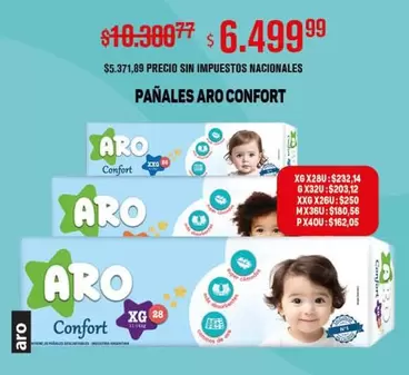 Aro - PAÑALES CONFORT