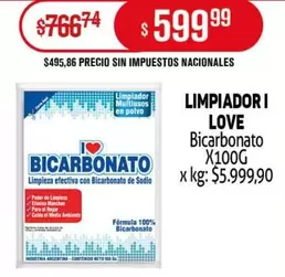 Love - LIMPIADOR I LOVE Bicarbonato