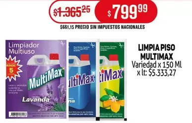 Multimax - LIMPIA PISO