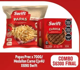 Swift - Papas Prec x 700G/ Medallon Carne Cjx4U X69G