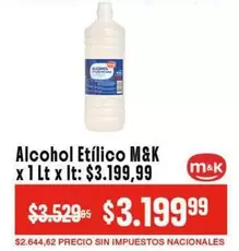 M&K - Alcohol Etílico