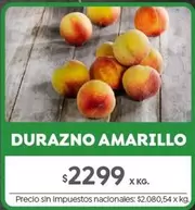 X$ - DURAZNO AMARILLO
