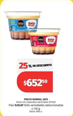 Ilolay - Flan Kids variedades seleccionadas