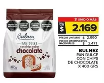 Bulnez - Pan Dulce Con Chips De Chocolate