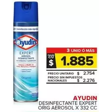 Ayudin - Desinfectante Expert Orig Aerosol