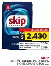 Skip - Jabon Liquido Para Ropa Bio Encimas