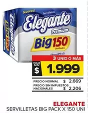 Elegante - Servilletas Big Pack 