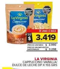 La Virginia - Cappuccino Vainilla/Dulce De Leche