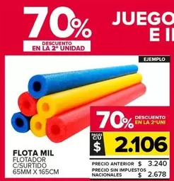 Flota Mil Flotador C/Surtido