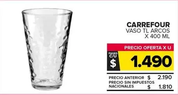 Carrefour - Vaso Tl Arcos