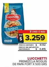 Lucchetti - Premezcla Ñoquis De Papa Fort 