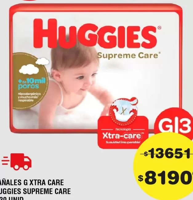 Huggies - AÑALES G XTRA CARE