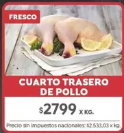 X$ - CUARTO TRASERO DE POLLO