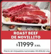 X$ - ROAST BEEF DE NOVILLITO