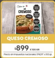 X$ - QUESO CREMOSO