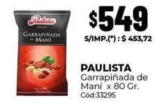 Paulista - Garrapiñada de Maní