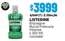 Listerine - Enjuague Bucal Frescura Intensa
