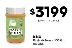 King - Pasta de Mani x 500 Gr.