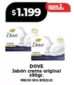 Dove - Jabón crema original