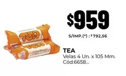 MM - Velas 4 Un. x 105 Mm. Cód:6658