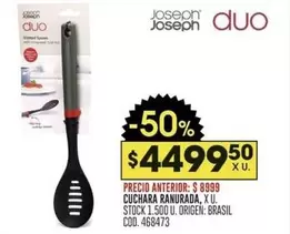 Origen - CUCHARA RANURADA